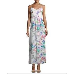 Amanda Uprichard Mai Tai Sleeveless Maxi Dress in Waterfall Floral Womens S
